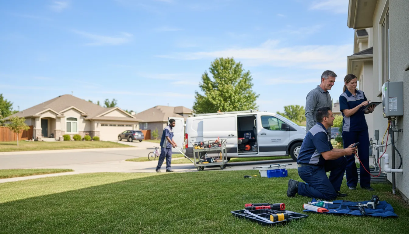 Tankless water heater service in Houston, AR